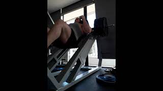 220KG/485 lb Hack squat x3 no Belt