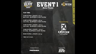 ELFIT CrossFit® Championship 2021 - Demo Event 1  ( Males Teams )