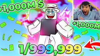 GANANDO $999,999,999 EN RGN DINERO EN ROBLOX