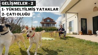 Çelik Villada Yaşam | Yükseltilmiş Sebze Yatakları & Çatı Oluğu Yapımı