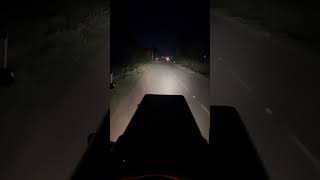 Swaraj 744 XT night ride