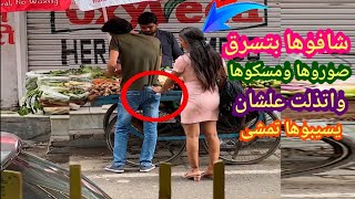 لو لم تصورها الكاميرات لما صدقها أحد 😱 حرامية اتشافت فى كاميرات المراقبة وهية بتسرق واتقبض عليها 😱 😱