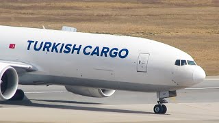 POUSO E DECOLAGEM DO CARGUEIRO DA TURKISH AIRLINES