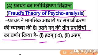 समाजीकरण के सिद्धांत (Theories of Socialization)