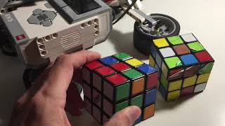 Lego Mindstorm EV3 Education - upgrade risolutore cubo di Rubik (con cubo ORIGINALE)