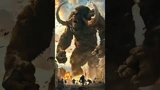 GIANT BATTLE ROYALE - Godzilla vs King Kong Showdown #history #shorts