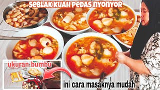 tips cara masak seblak kuah enak dan segar buat ide jualan ⁉️ Mbak iti vlog