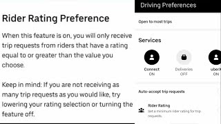 Uber Rider Rating Preference- Now You Can Discriminate & Only Pickup Riders With Same Rating