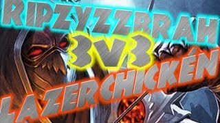 90 MLD 3v3 with Lazerchickén and Ripzyzzbrah