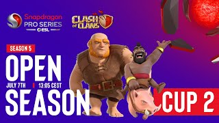 SNAPDRAGON MOBILE OPEN CUP 2 DAY 1 | Clash of Clans