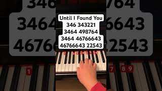 Until I Found You // ig: jessnotes123 #piano #pianotutorial #pianomusic #stephensanchez #embeihold