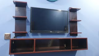 Making tv unit #wall mounted tv unit