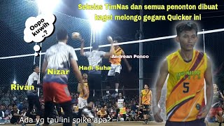 Quicker ini lakukan spike aneh tapi poin! ANDREAN PONCO buat kaget melongo RIVAN-NIZAR-HADI SUHARTO