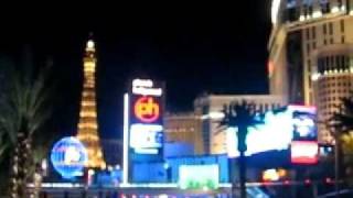 City Center Las Vegas Strip at Night - Louis Vuitton, Paris, Planet Hollywood