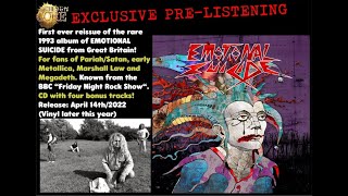 Emotional Suicide - Pre-Listening of the CD-reissue "Emotional Suicide" (recorded 1993, remaster 22)