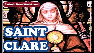 SAINT CLARE Story 🙏Who was St Clare of Assisi 🙏Friend of St Francis!🙏 Founder of the Poor Clares