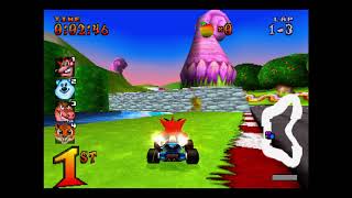 Crash Team Racing (Aug 5, 1999 prototype) - N. Sanity Beach & The Lost Ruins [PART 1]