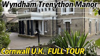 ROAD TRIP To  Cornwall | We Stayed At Wyndham Trenython Manor Hotel (206) & Lodge (302) | Full Tour!