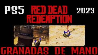 RDR1 GRANADAS DE MANO TROFEO PS5 2023 RED DEAD REDEMPTION Tutorial minijuego herradura PS4