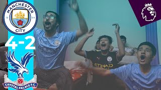 MAN CITY 4-2 CRYSTAL PALACE | HAALAND HATTRICK | Premier League Live Reaction Fan Reaction