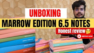 Marrow Edition 6.5 Notes UNBOXING | Everything You Need To Know | NEXT | NEET-PG | FMGE