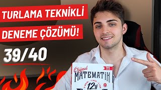 TURLAMA TEKNİKLİ TYT MATEMATİK DENEME ÇÖZÜMÜ 🔥 | HIZLANMAK İÇİN İZLE! | #yks #tyt