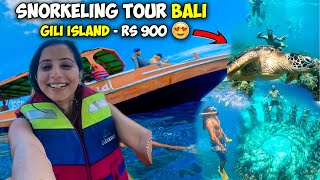 I ALMOST DROWNED WHILE SNORKELING 😭| BEST SNORKELING TOUR IN BALI GILI TRAWANGAN