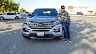 2021 Ford Explorer Review Interiors Exteriors Road Test. #FORD #UAE #DUBAI