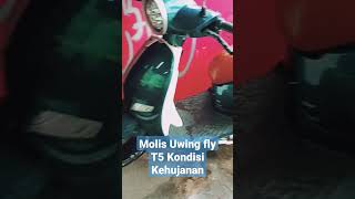 Molis Uwing fly T5 Kondisi Kehujanan