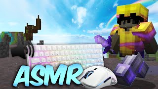 [999+ FPS] Minecraft 🥵 Keyboard & Mouse Sound ⌨️🖱️ Bedwars ASMR Gameplay Pika Network