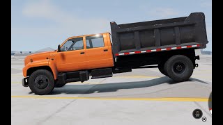 BeamNG Drive Update V0.33 - Crew Cab Gavril MD Series Dum Truck Suspension Testing