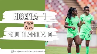 NIGERIA VS SOUTH AFRICA HIGHLIGHT: AJIBADE PENALTY SEALS SUPER FALCONS FIRST LEG WIN