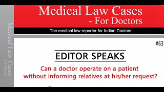 Medical Law Cases For Doctors | Editor Speaks Ep. 63 | MedLegal Learnings For Healthcare Providers