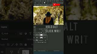 How to change color of grass in photoshop #short