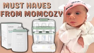 Newborn Baby Must Have 2024 Momcozy 3 Layers Fast Bottle Sterilizer and Dryer Baby Bottle Warmer