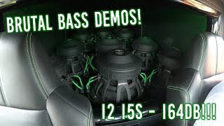 BEST QUALITY 164DB BASS DEMO OF 2018 (INSANE BANDWIDTH)