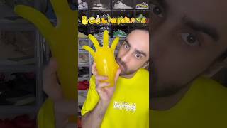 Food ASMR Eating a Hand and all Yellow snacks😳😯😅🤣✋✋#asmr #food