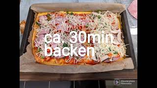 Rezept High Protein Pizza