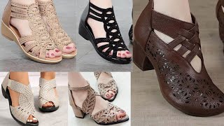 ENDLESS VARIETY OF OFFICE STYLE SLIP ON LEATHER SHOES/LADIES COMFY FOOTWEAR PUMP SANDAL SLIPPER&HEEL