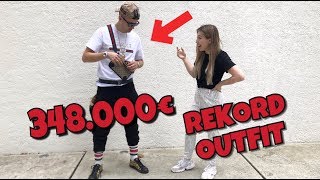 Deutschlands REKORD OUTFIT - 348.000€  😲💸