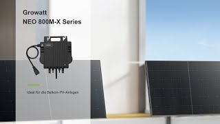 Launch der Micro-Wechselrichterserie Growatt NEO 800M-X: Die Zukunft der Solarenergie hat begonnen!