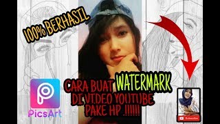 Cara Buat Watermark Video Youtube dari HP Android