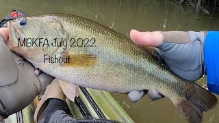 Bass Fishing Briar Lake Mobile Tensaw Delta July Fishout MBKFA