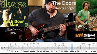 The Doors Back door Man Guitar Solo with Tab