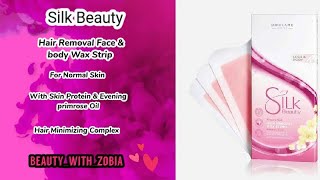 Silk beauty hair removal  leg and body wax strips|| How to use it|| demo|| Oriflame Pakistan