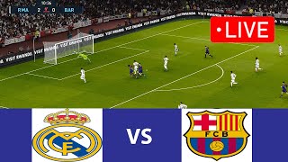 🔴Real Madrid VS Barcelona LIVE FOOTBALL MATCH TODAY I Real Madrid Football Live I Pes 21 Game