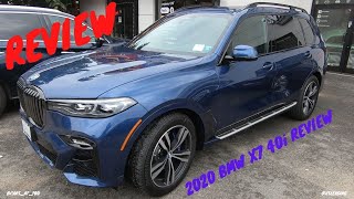 2020 BMW X7 40i REVIEW -- ULTRA LUXURY SUV !