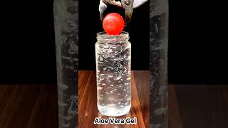 1000°C RHCB vs Aloe Vera Gel 😱 #science #satisfying #experiment #asmr #rhcb #redhotballvs