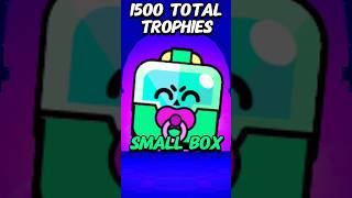 Trophy Box Seasonal Trophy Requirement 🏆✨📦 #brawlstars #shorts