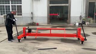 Transport Empty Warp Beam Lifting Trolley Hydraulic Manual Beam Trolley